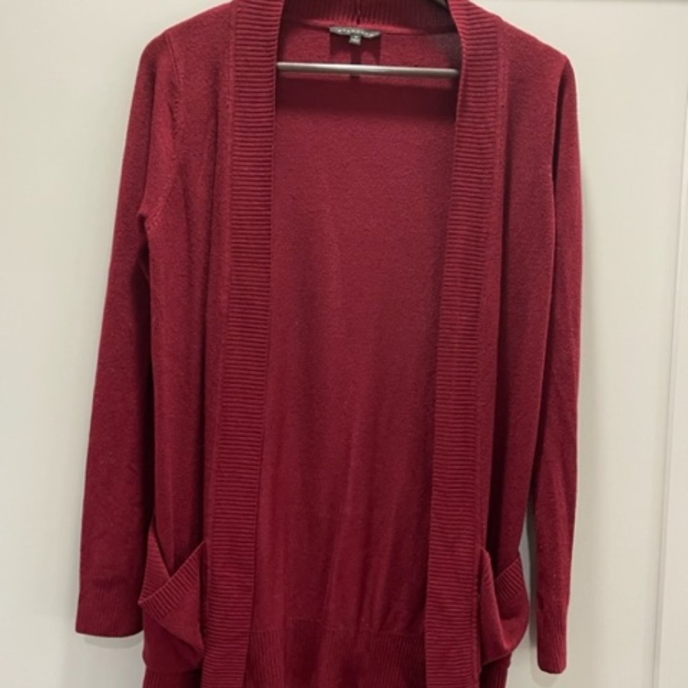 Staccato Maroon Cardigan